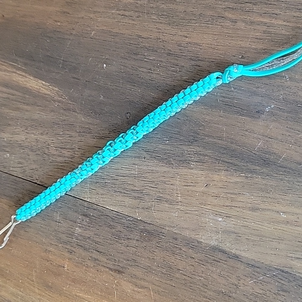 Gimp Boondoggle Rexlace Box Square Round Stitch Zipper Pull Keychain